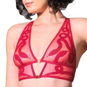 Thistle & Spire Medusa Bralette Crimson - 101109